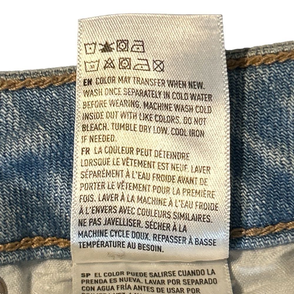 American Eagle Strigid Mom Jeans Size 0 - Picture 9 of 16